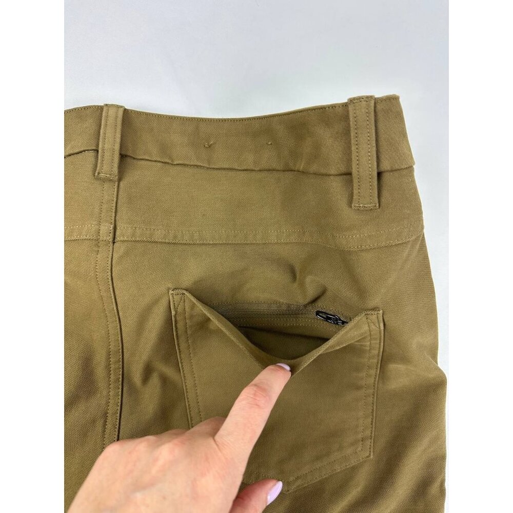 LULULEMON ABC Slim Fit Utilitech Pants Brown Jeans Stretch Mens 31x33 Office - Picture 6 of 10